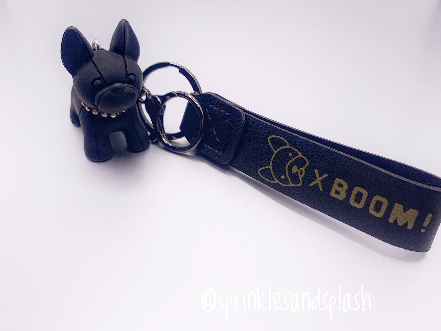 Black Dog Keychain— Boom